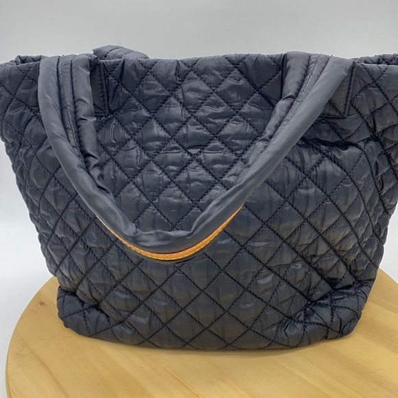 MZ Wallace Black Handbag with Pouch Included.  This is a Small Tote - Picture 3 of 9